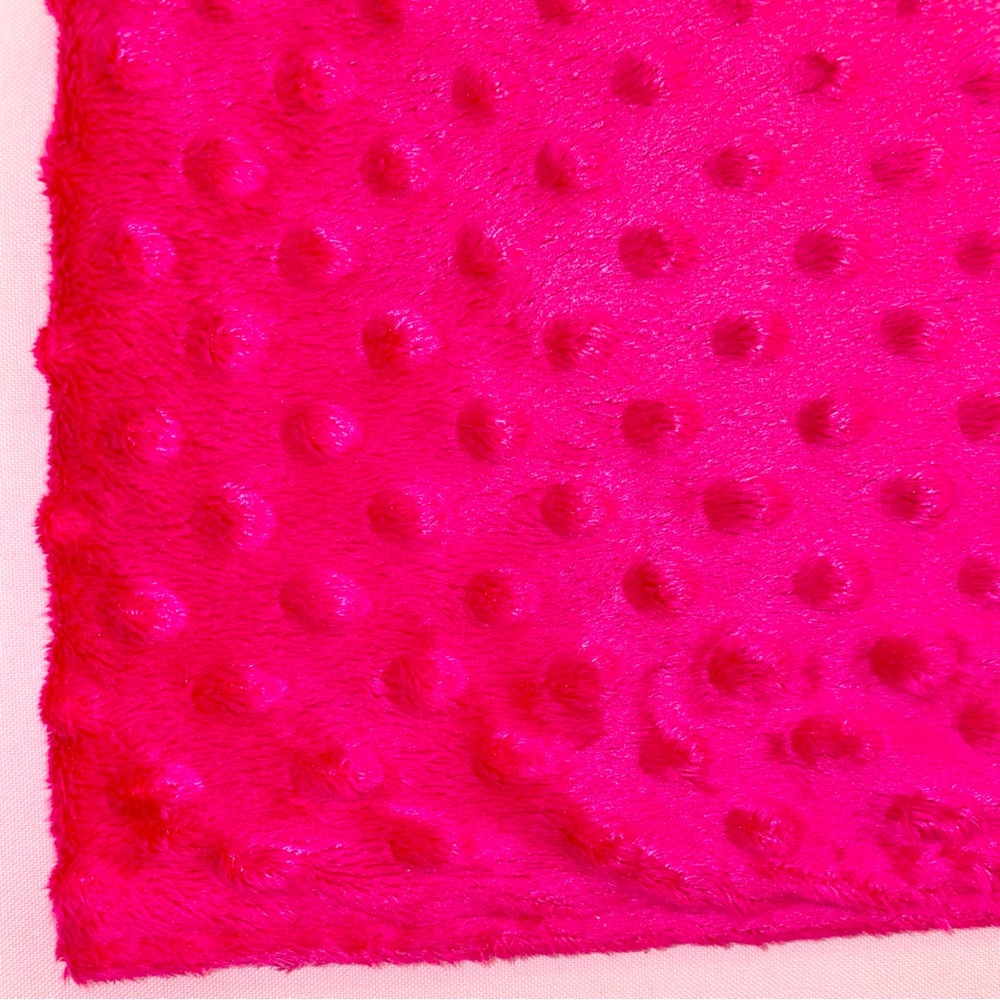 Hot Pink Pet Velour Sling Carrier Knapsack Blanket Reversible Black Faux Fur - Picture 6 of 13
